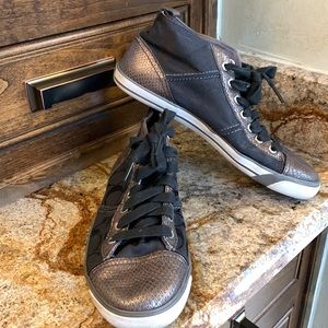 Coach high top sneakers black